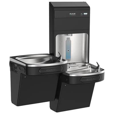 Elkay Pro Filtration Bottle Filling Station & Bi-level ADA Cooler Refrigerated Ultra-capacity... by Elkay