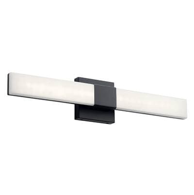 Elan Linear Bath 24in LED - Matte Black by Elan