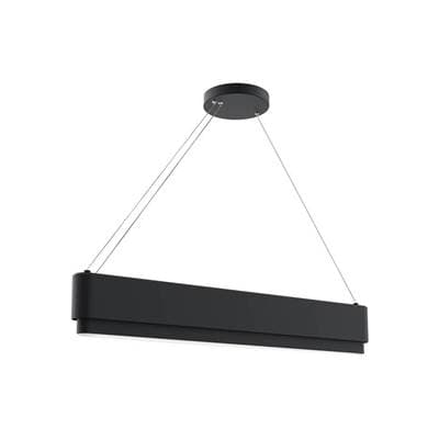 Elan Linear Chandelier - Matte Black by Elan