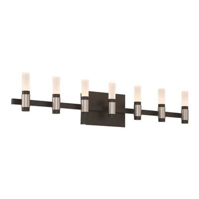 Eurofase Albany, Vanity, 7Lt, 32'', Silver-black Mix, White Acrylic - Silver Black Mix by Eurofase