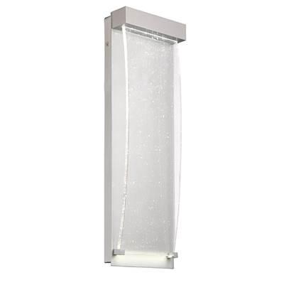 Kabo, Outdoor, 20'', Matte Silver, Clear Glass by Eurofase
