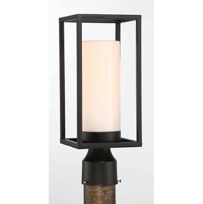 Eurofase Ren, Outdoor, 15'', Powder Coat Black, White Glass by Eurofase