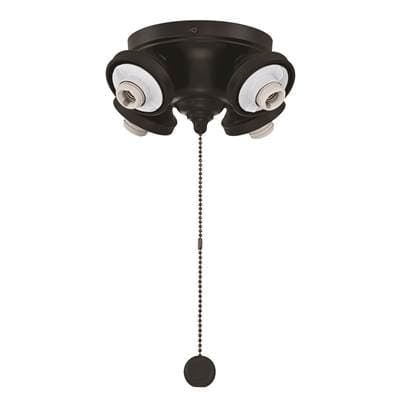Fanimation Four Light Fitter - BL - Black by Fanimation