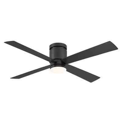 Fanimation Kwartet 52 Inch Indoor/outdoor Ceiling Fan with Black Blades and LED Light Kit by Fanimation