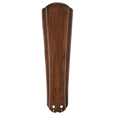 Fanimation 22'' Raised Contour Carved Wood Blade Set: Walnut - Set by Fanimation