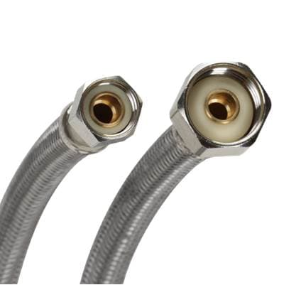 Fluidmaster Faucet Water Supply Connector 3/8'' Comp. X 1/2'' F.i.p 24 IN by Fluidmaster