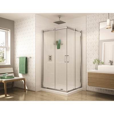 Fleurco Apollo Square/42/chr/clr - Chrome by Fleurco