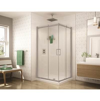 Fleurco Apollo Square/42/br Nk/clr - Brushed Nickel by Fleurco