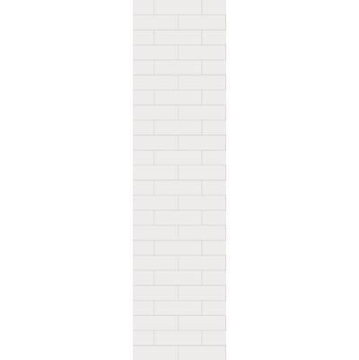 FIBO FLEX CORNER WALL KIT/ DENVER WHITE M74 /4 X 24'' PANELS by Fleurco