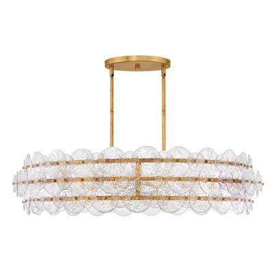 Large Drum Chandelier by Fredrick Ramond