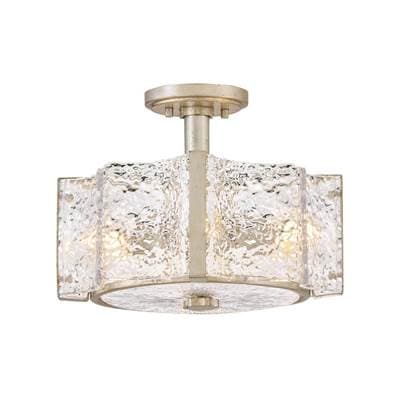 Fredrick Ramond Medium Semi-flush Mount - Glacial by Fredrick Ramond