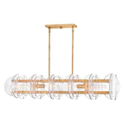 Fredrick Ramond Medium Four Light Linear - Distressed Brass by Fredrick Ramond
