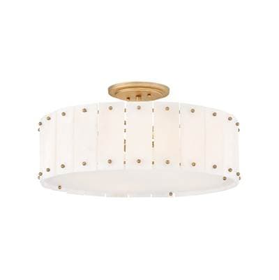 Fredrick Ramond Medium Semi-flush Mount - Burnished Gold by Fredrick Ramond