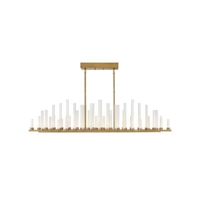 Fredrick Ramond Chandelier Trinity - Heritage Brass by Fredrick Ramond