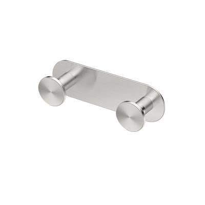 Gatco Glamour All Modern D1/2cor 6.5''L Double Robe Hook - Satin Nickel by Gatco