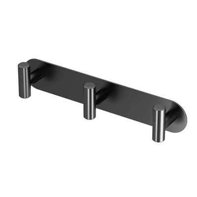 Gatco Latitude, All Modern D1/2cor 11'' L Triple Robe Hook - Matte Black by Gatco
