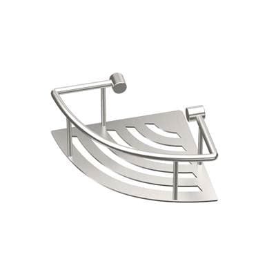 Gatco Elegant Corner Shelf 8''L - Brushed Nickel by Gatco