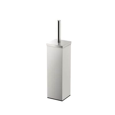 Gatco Elegant Square Toilet Brush Holder - Satin Nickel by Gatco