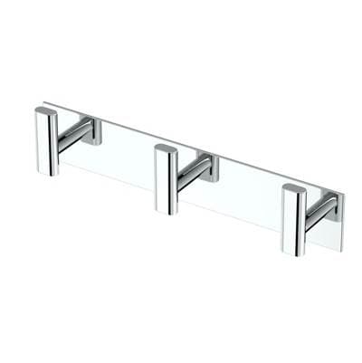 Gatco Elevate All Modern D1/2cor 11'' L Triple Robe Hook - Chrome by Gatco