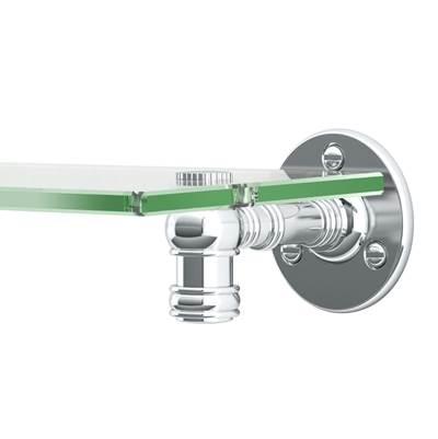 Cafe Vanity Glass Shelf, Chrome by Gatco