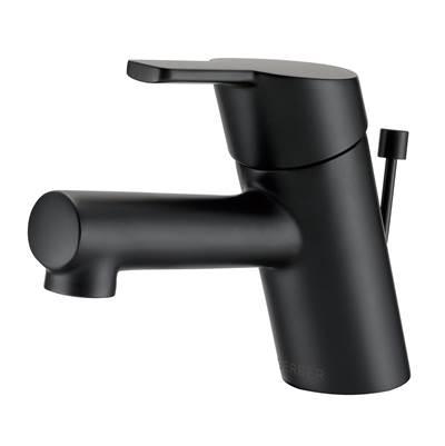 Amalfi 1H Top Control Lavatory Faucet Single Hole w/ Metal Pop-Up Drain 1.2gpm Satin Black by Gerber Plumbing