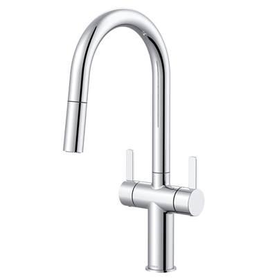 Amalfi 2H Pull-Down Kitchen Faucet w/ SnapBack Retraction 1.75gpm Chrome by Gerber Plumbing