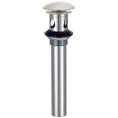 1 1/4'' Drain with Overflow with Cover & Grid Strainer Brushed Nickel by Gerber Plumbing