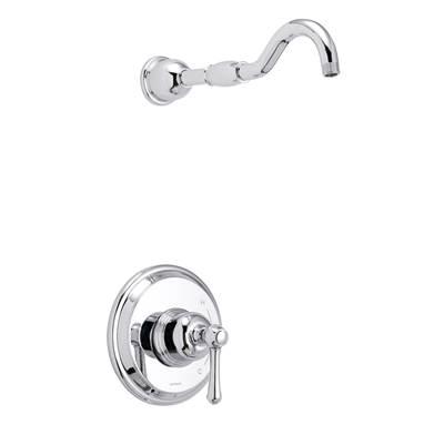 Opulence 1H Shower Only Trim Kit & Treysta Cartridge Less Showerhead Chrome by Gerber Plumbing