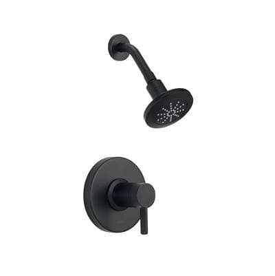 Gerber Plumbing Amalfi 1H Shower Only Trim Kit & Treysta Cartridge 1.75gpm - Satin Black by Gerber Plumbing