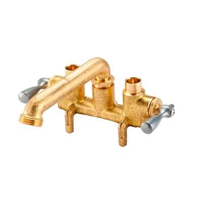 Gerber Classics 2H Clamp On Laundry Faucet w/ Direct Sweat Connections -Threaded Spout Rough Brass by Gerber Plumbing