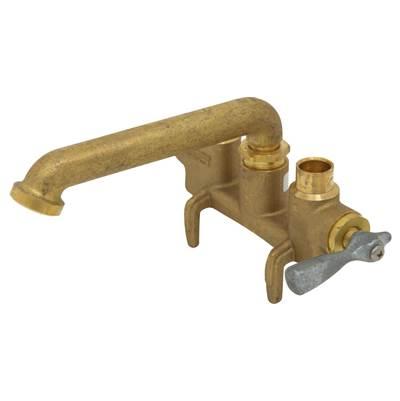 Gerber Classics 2H Clamp On Laundry Faucet w/ Direct Sweat Connections -No Threads on Spout Rough Brass by Gerber Plumbing