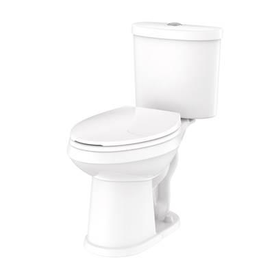 Maxwell SE Dual Flush 1.1/1.6gpf ADA EL 10'' RI Combo: GSE21128 Bowl w/ GDF28195 Tank White