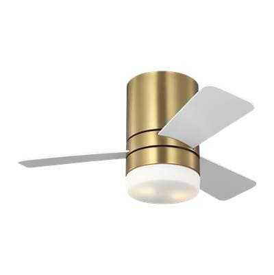 Generation Lighting Era 32 Hugger LED Ceiling Fan in with Matte White Blades and Light Kit... by Generation Lighting