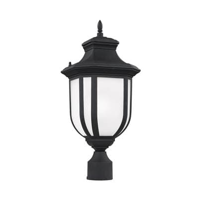 Generation Lighting Childress One Light Outdoor Post Lantern - Black by Generation Lighting