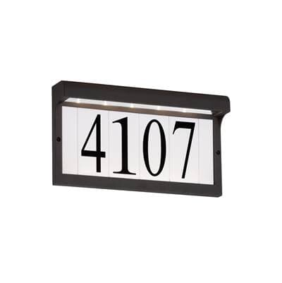 Generation Lighting LED Address Light Black Bulbs Inc by Generation Lighting
