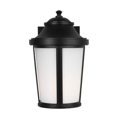 Generation Lighting Portola Small Lantern - Textured Black by Generation Lighting