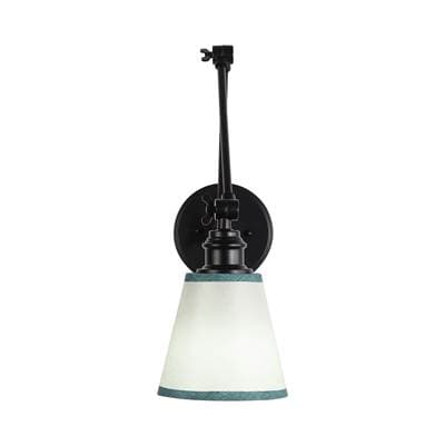 Golden Lighting Yep By Golden Lighting Equinox 1-light Swing Arm Wall Lamp with Green Trim Shade... by Golden Lighting