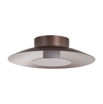 Golden Lighting Yep By Golden Lighting Luma Integrated LED Flush Mount in Coffee Silver and... by Golden Lighting