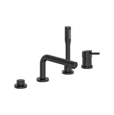 4-Hole Single-Handle Deck Mount Roman Tub Faucet with 1.75 GPM Hand Shower by Grohe