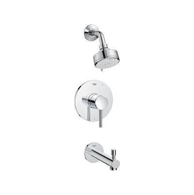 Concetto Pressure Balance Valve Tub/Shower Combo
