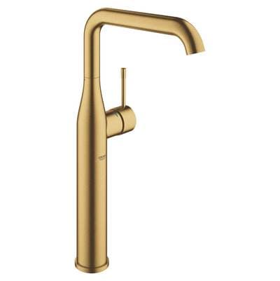 Grohe Single Hole Single-handle Deck Mount Vessel Sink Faucet 1.2 GPM - Brushed Cool Sunrise by Grohe