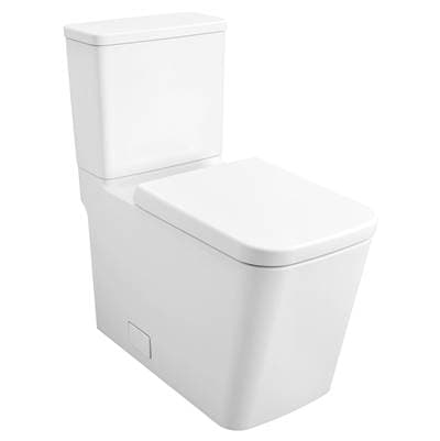 Grohe Two-piece Right Height Elongated Toilet with Seat, Right-hand Trip Lever - Alpine White by Grohe