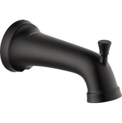 Hansgrohe Joleena Tub Spout with Diverter - Matte Black by Hansgrohe