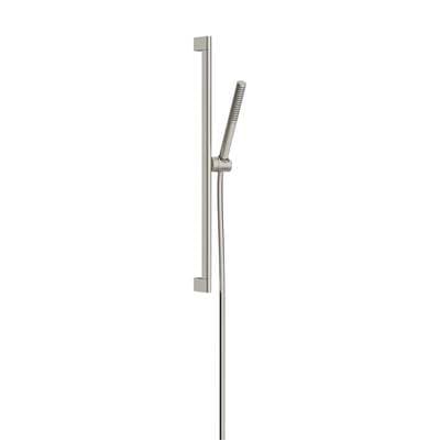 Hansgrohe Pulsify S Wallbar Set 100 1-Jet 24'', 2.5 GPM - Brushed Nickel by Hansgrohe