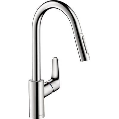 Hansgrohe Focus Higharc Kitchen Faucet, 2-Spray Pull-down, 1.75 GPM - Chrome by Hansgrohe