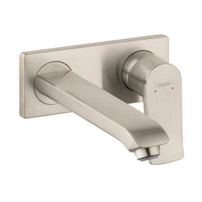 Hansgrohe Metris Wall-mounted Single-handle Faucet Trim, 1.2 GPM - Brushed Nickel by Hansgrohe