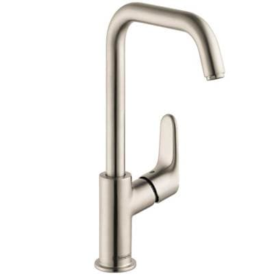 Hansgrohe Focus Single-hole Faucet 240 with Swivel Spout and Pop-up Drain, 1.2 GPM - Brushed... by Hansgrohe