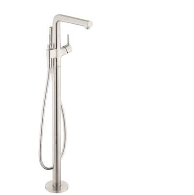 Hansgrohe Talis S Freestanding Tub Filler Trim with 1.75 GPM Handshower - Brushed Nickel by Hansgrohe