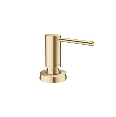 Hansgrohe Modern Soap Dispenser - Brushed Gold Optic by Hansgrohe