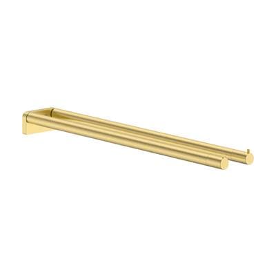 Hansgrohe Addstoris S Dual Towel Bar - Brushed Gold Optic by Hansgrohe